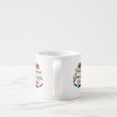 Für immer dankbar, Vater Espresso Tasse Design (Rückseite)