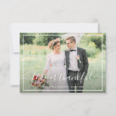 für immer dankbares Hochzeitszertifikat danke Foto (Vorderseite)