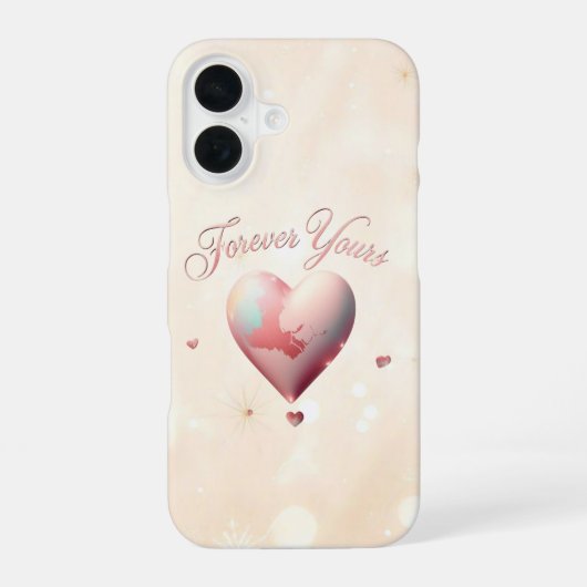 "Für immer Dein, immer" iPhone 16 Hülle (Rückseite)