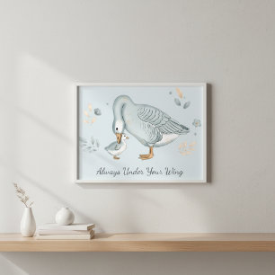 Für immer dein kleines Gössel Muttertagsgeschenk Poster