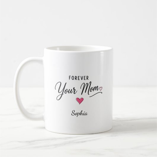 Für immer deine Mutter Kaffeetasse (Links)