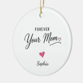 Für immer deine Mutter Keramik Ornament (Links)