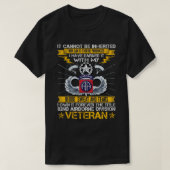 Für immer der Titel 82Nd Im Flugzeug Division Vete T-Shirt (Design vorne)