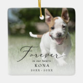 Für immer ein heikles Foto Keramikornament (Vorderseite)