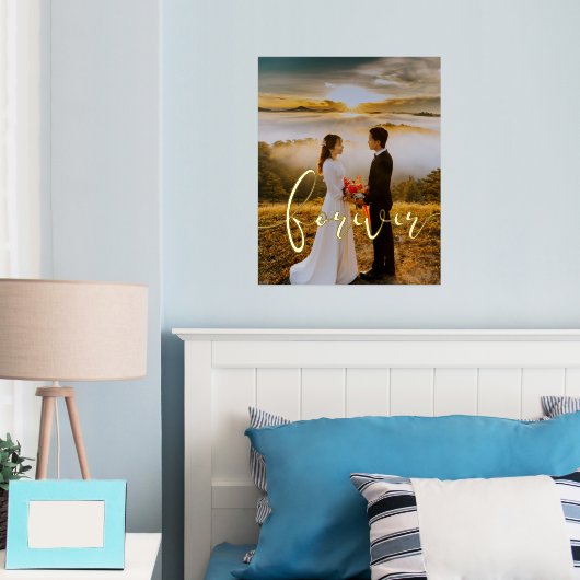 Für immer elegantes Design Overlay Hochzeitsgold F Foliendrucke (In Situ (Schlafzimmer))