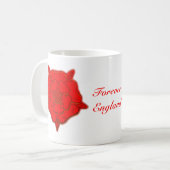 Für immer England Kaffeetasse (Vorderseite Links)