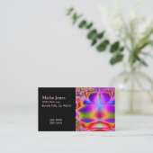 Für immer FarbFraktal Visitenkarte (Stehend Vorderseite)