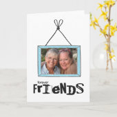 für immer Freunde Grußkarte Karte (Gelbe Blume)