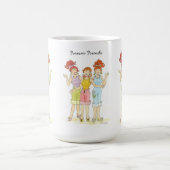 Für immer Freunde Kaffeetasse (Mittel)