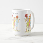 Für immer Freunde Kaffeetasse (VorderseiteRechts)