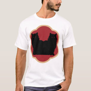 Für immer Freunde Katzen Lieben Design T-Shirt