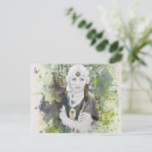 für immer Friedenspostkarte Postkarte (Stehend Vorderseite)