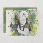 für immer Friedenspostkarte Postkarte (Vorne/Hinten)