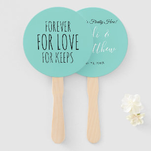 Für immer für Liebe-den Wedding Fächer