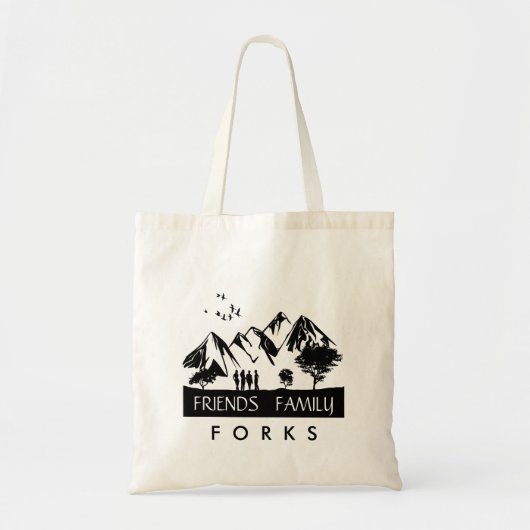 Für immer Gabeln Tragetasche (Vorne)