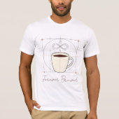 Für immer gebrühtes Kaffeelieben T-Shirt (Vorderseite)