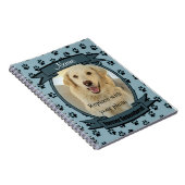 Für immer gedenken Heimtierverlust - Hund oder Kat Notizblock (Rechte Seite)