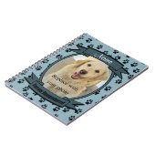 Für immer gedenken Heimtierverlust - Hund oder Kat Notizblock (Linke Seite)