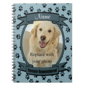 Für immer gedenken Heimtierverlust - Hund oder Kat Notizblock (Vorderseite)