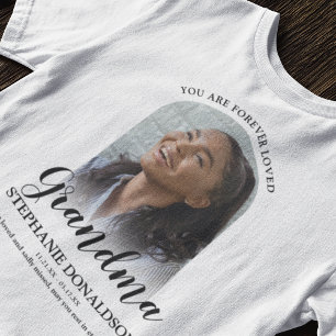 Für immer geliebte Oma   Foto-Erinnerungsshirt T-Shirt