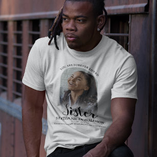 Für immer geliebte Schwester Foto-Erinnerungst-S T-Shirt