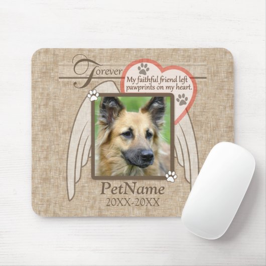 Für immer geliebter Engel Wings Mousepad (Mit Mouse)