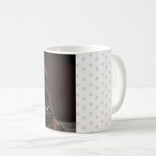 Für immer geliebter Pet Loss Keepake Kaffeetasse (VorderseiteRechts)