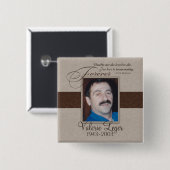 Für immer geliebtes kundenspezifisches Denkmal Button (Vorne & Hinten)