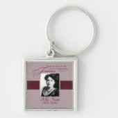 Für immer geliebtes kundenspezifisches Denkmal Schlüsselanhänger (Vorne)