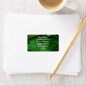 Für immer grün adressaufkleber (Insitu)