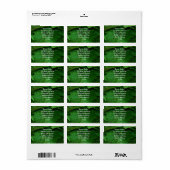 Für immer grün adressaufkleber (Vorne)