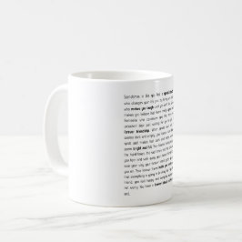 Für immer hat kein Ende Kaffeetasse