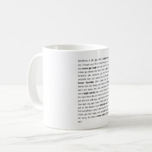 Für immer hat kein Ende Kaffeetasse