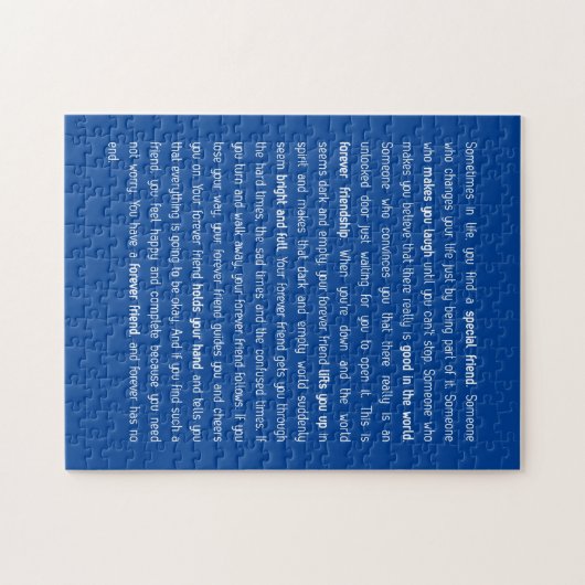 Für immer hat kein Ende Puzzle (Horizontal)