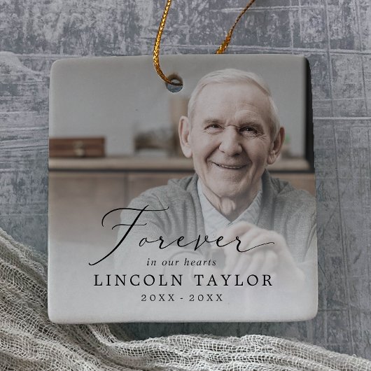 Für immer heikel in unserem Herzen Großvater Geden Keramikornament