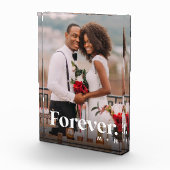 Für immer | Hochzeit oder Verlobung Fotoblock (Rechts)
