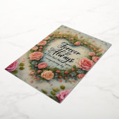 Für immer Hochzeitstag Folieneinladung (Gedreht)