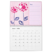 Für immer Ihr Blumenanmerkungs-Wandkalender Kalender (Mär 2026)