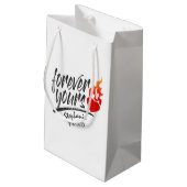 Für immer Ihr Individuelle Name Valentine | Gesche Kleine Geschenktüte (Rückseite Schrägansicht)