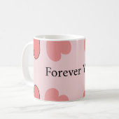 Für immer Ihre Liebe Kaffee-Cup Kaffeetasse (Vorderseite Links)