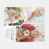 Für immer im Beileid des Herzens Fleecedecke (Vorderseite (Horizontal))