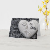 Für immer im Herzen - in Liebe! Karte (Gelbe Blume)