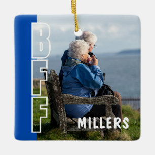 Für immer & immer beste Freundinnen Foto-Illusion Keramikornament