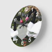 Für immer, immer & für immer_ runde wanduhr (Winkel)