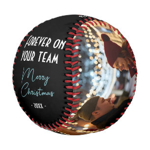Für immer in deinem Team Frohe Weihnachten 2 Foto Baseball