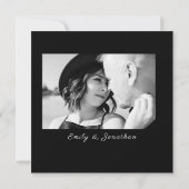 Für immer in der Liebe Einladung (Rückseite)