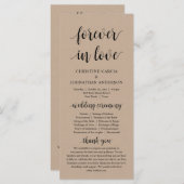 Für immer in der Liebe, Moderne Hochzeitsfeier, Kr Programm (Vorne/Hinten)