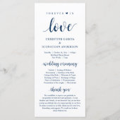 Für immer in der Liebe, Moderne Hochzeitsfeier, Ma Programm (Vorderseite)