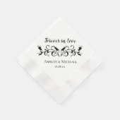 Für immer in der Liebe Serviette (Ecke)