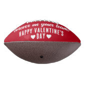 Für immer in Ihrem Team Herz 2 Foto Valentine Football (Gedreht 270)